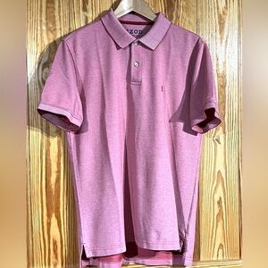 IZOD "The Performance Polo" Salmon Pink Orange Polo Golf Shirt